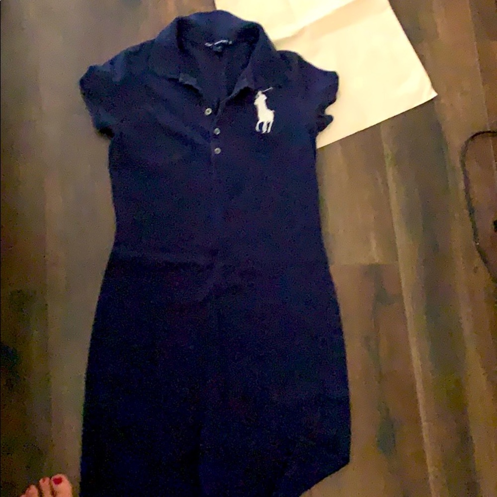 Polo casual dress, slightly faded at collar - Picture 3 of 4